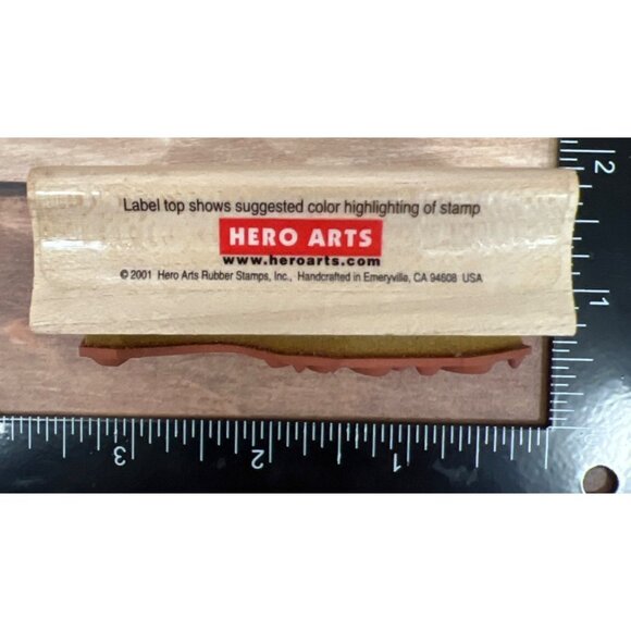 Hero Arts Wood Mounted Rubber Stamp E2095 Thank You Bouquet - Picture 3 of 4